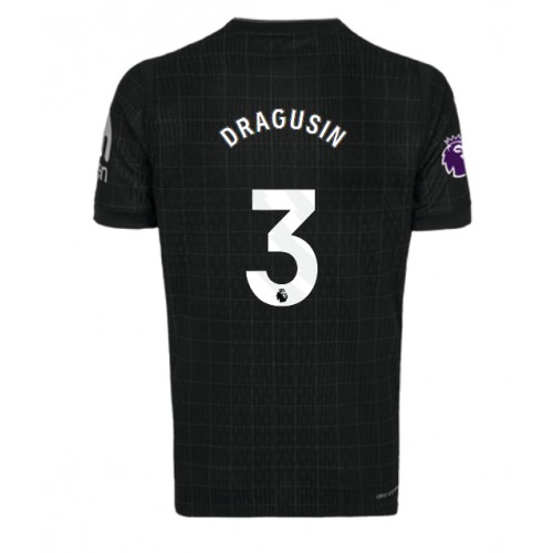 Maglia Calcio Tottenham Hotspur Radu Dragusin #3 Seconda Divisa 2025-26 Manica Corta